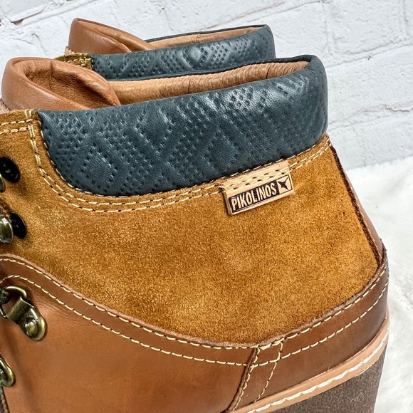 🚫SOLD! •Like New |•PIKOLINOS•| Lace Up Ankle Boots In Brandy - Picture 4 of 15